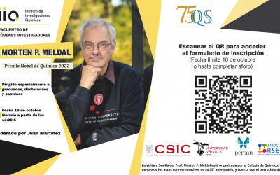 El Colegio de Químicos del Sur organiza una visita con el Prof. Morten P. Meldal, Premio Nobel de Química en 2022