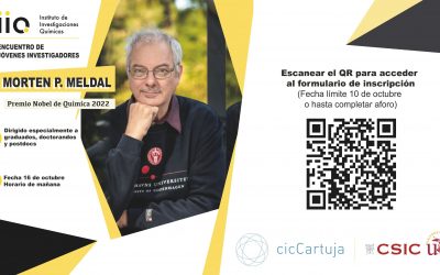 El cicCartuja organiza un encuentro con el Prof. Morten P. Meldal, Premio Nobel de Química en 2022